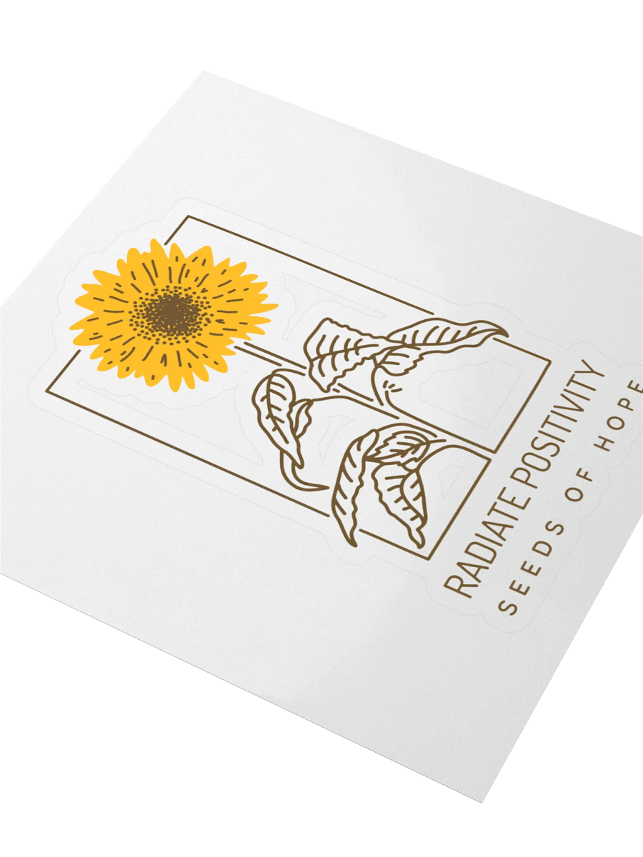 Radiate Positivity Sunflower Stickers product image (3)