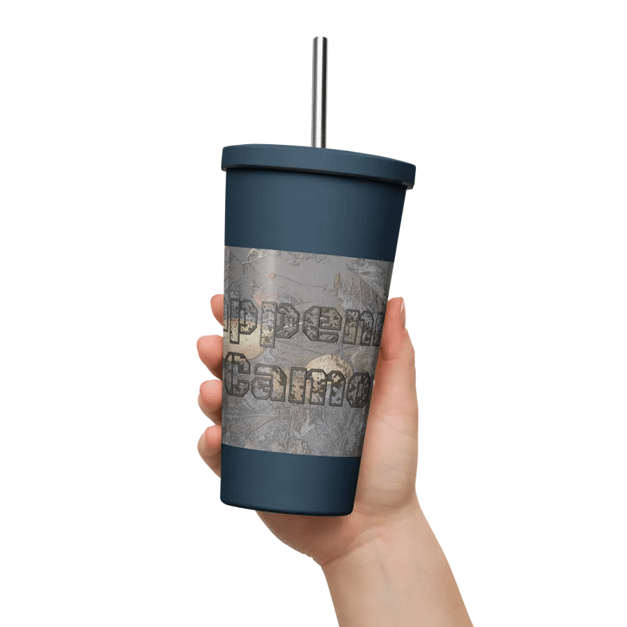 Insulated Tumbler with a Straw - MossyOak - It Happennnns Camo product image (11)