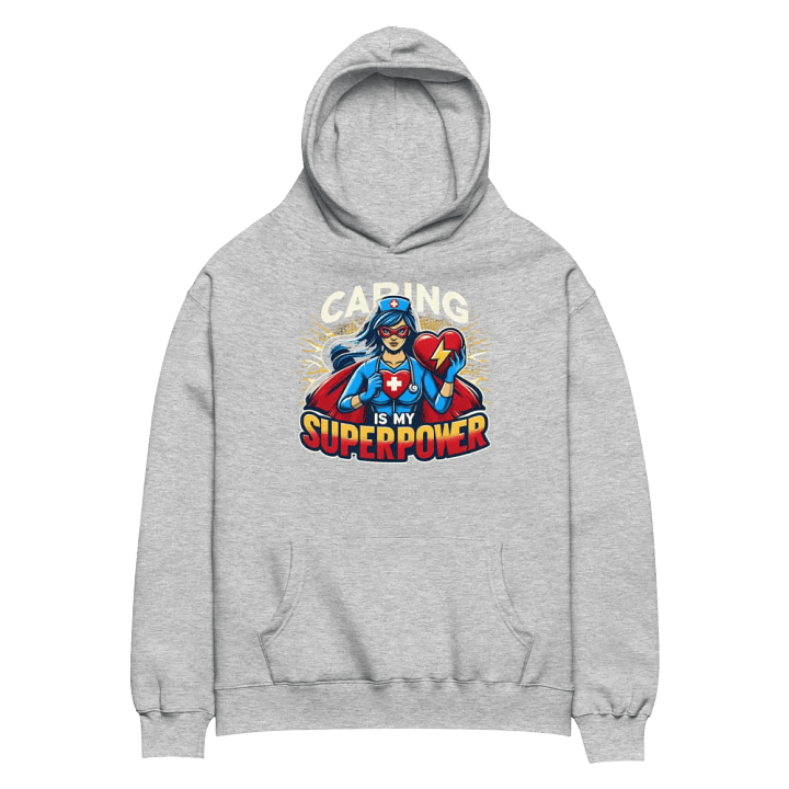 Caring Superhero Nurse Oversized Hoodie product image (32)