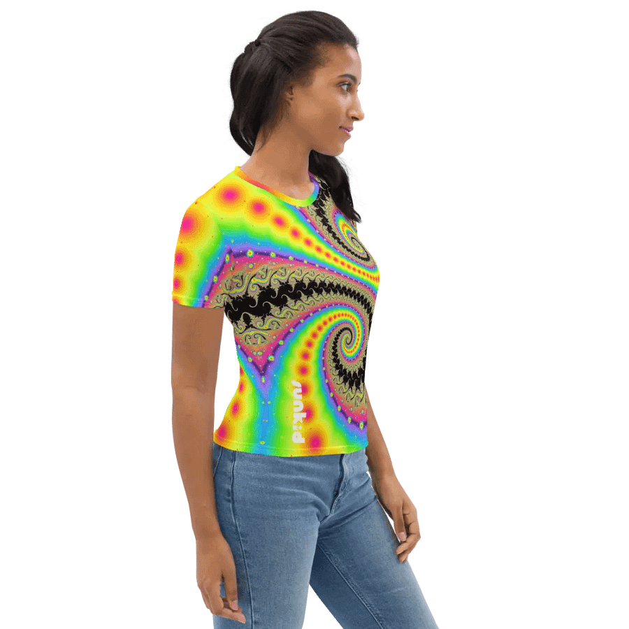 Fractal women's T-shirt - Pink Lemonade and Candy Twists product image (3)