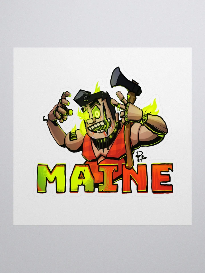 Undead Andy Maine Sticker product image (1)
