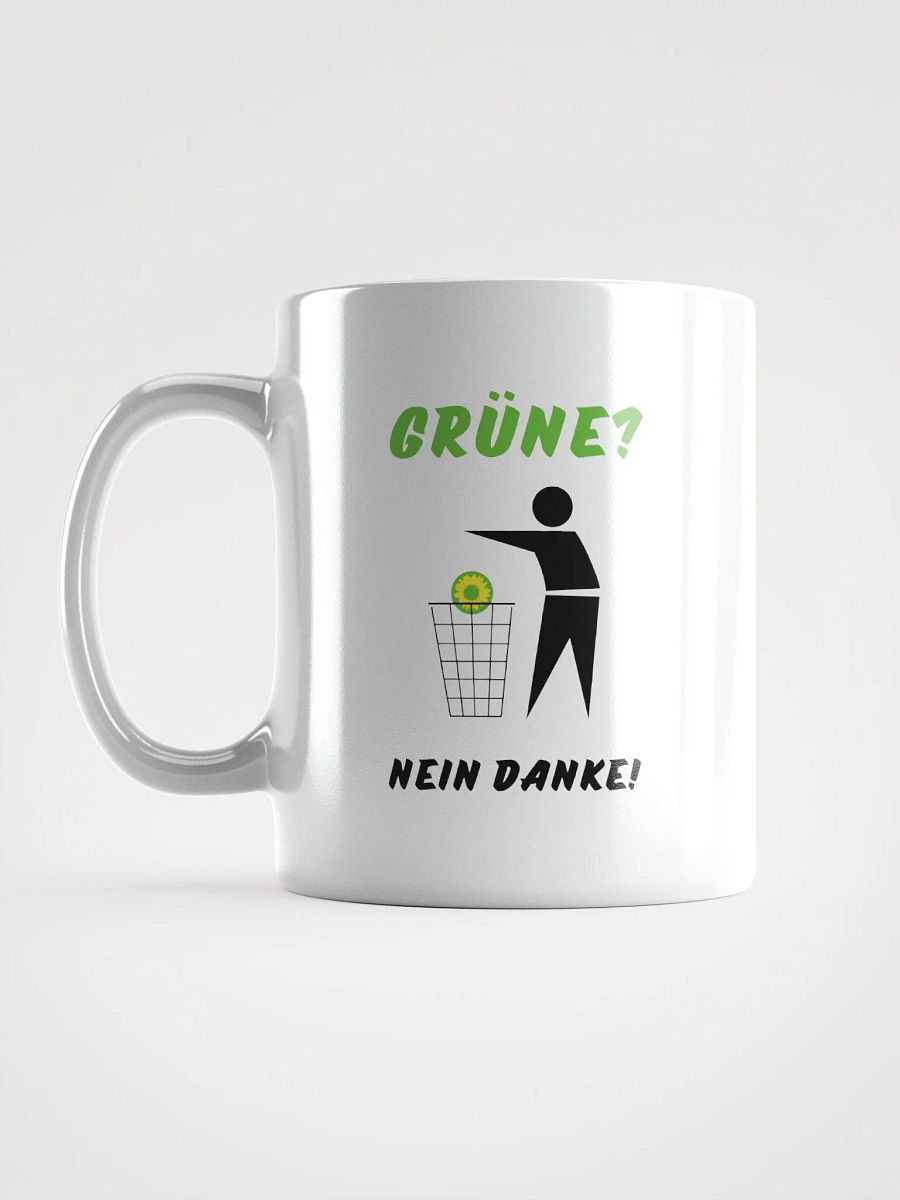 Lustige Kaffee Tasse/Becher | Grüne Nein Danke | Tasse mit Spruch Statement product image (6)