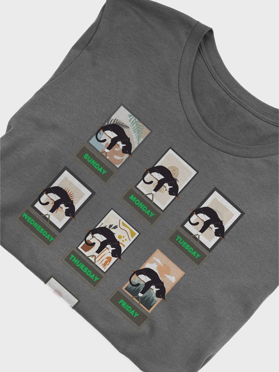 Cats Days of The Week T-shirt product image (35)