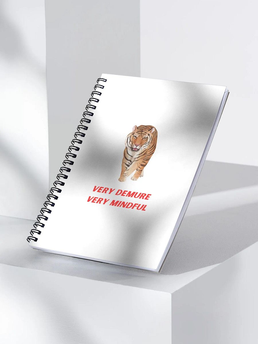 very demure very mindful like a Tiger Notebook product image (3)