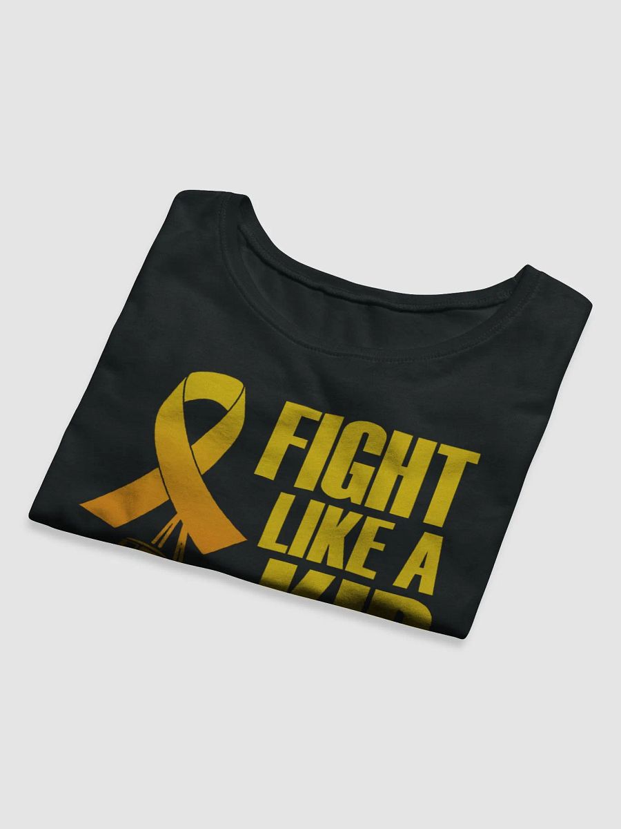 Fight Like A Kid Childhood cancer Awareness Crop T product image (8)