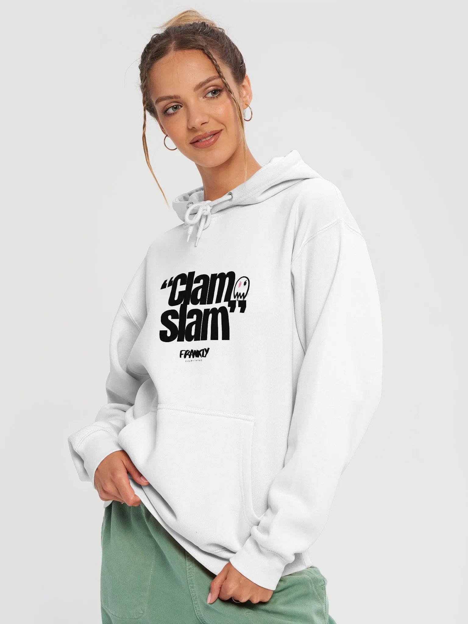 Dark "Clam Slam" Premium Hoodie product image (12)