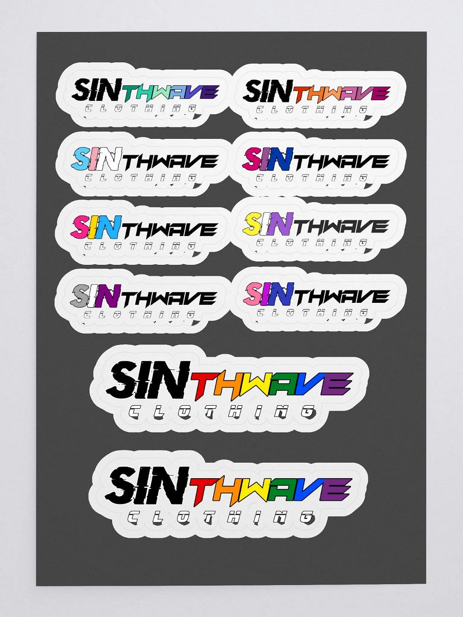 SINthwave Pride Sticker Set product image (3)