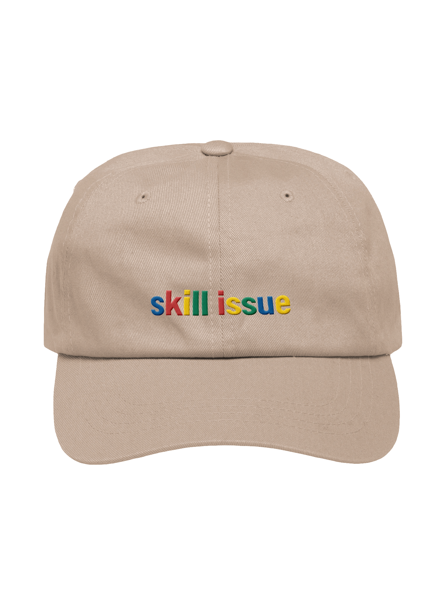 "skill issue" dad hat - 100% chino cotton product image (2)