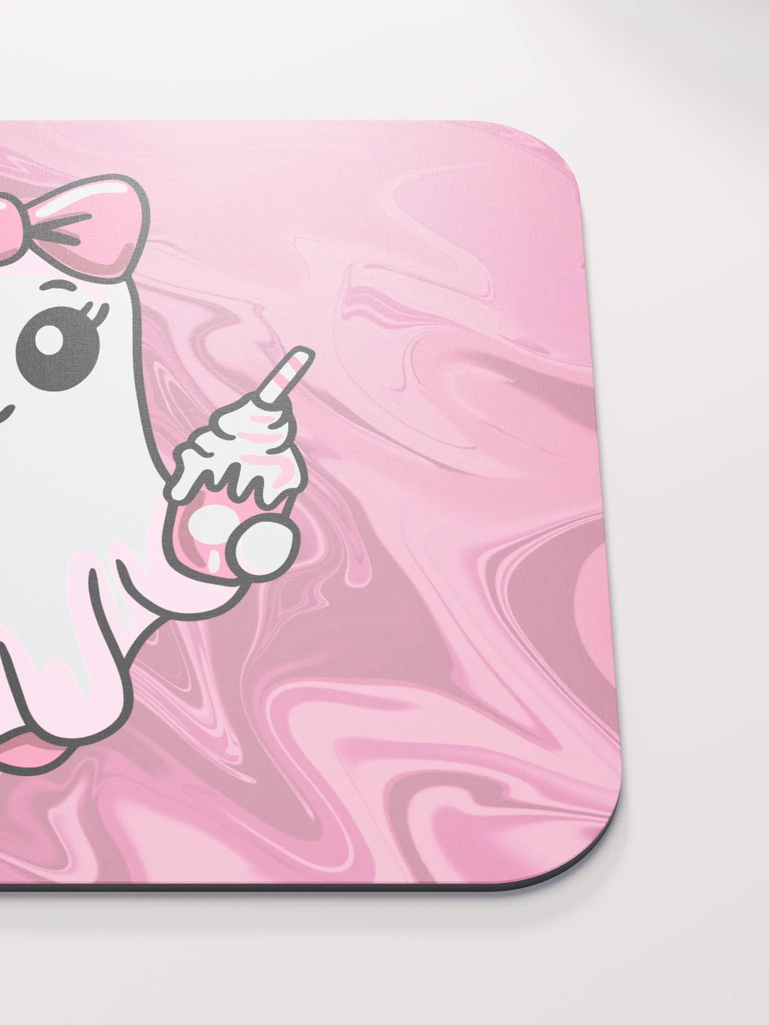 Cute Ghost Classic Mouse Pad product image (6)