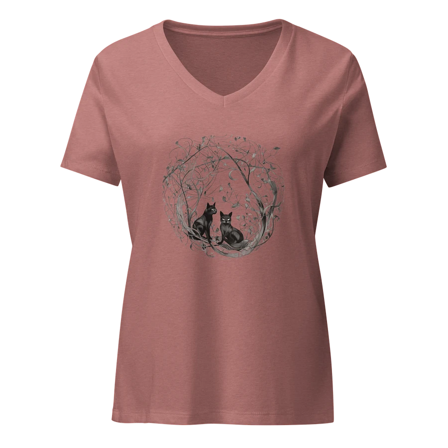 Whiskers In The Trees Women's V-Neck product image (13)