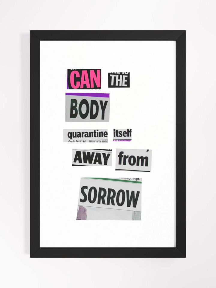 Sorrow Art Print product image (2)