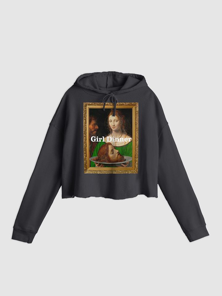 Girl Dinner Framed Cropped Hoodie product image (4)