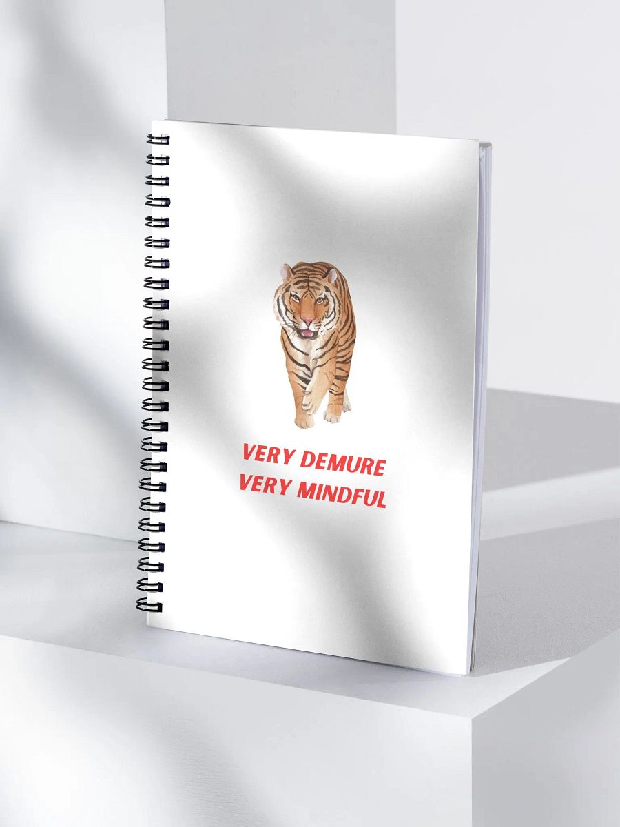 very demure very mindful like a Tiger Notebook product image (4)