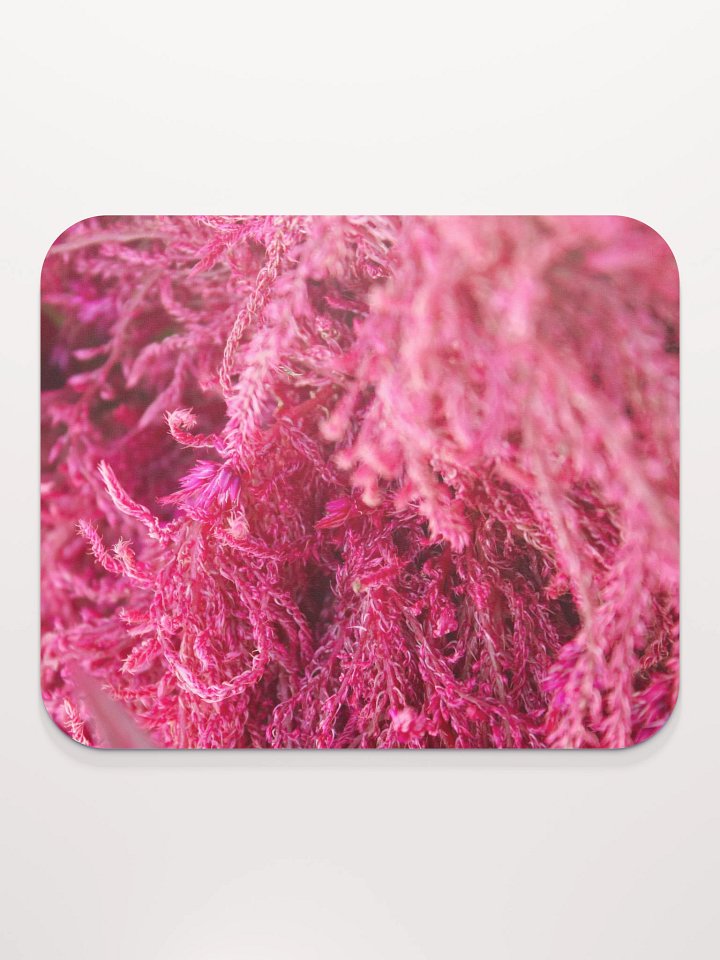 Pink Fluffy Botanical Mouse Pad product image (2)