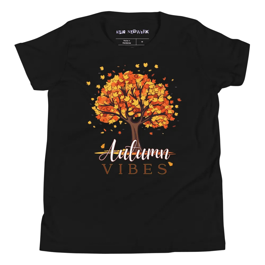 Autumn Vibes Tree Youth Shirt product image (4)