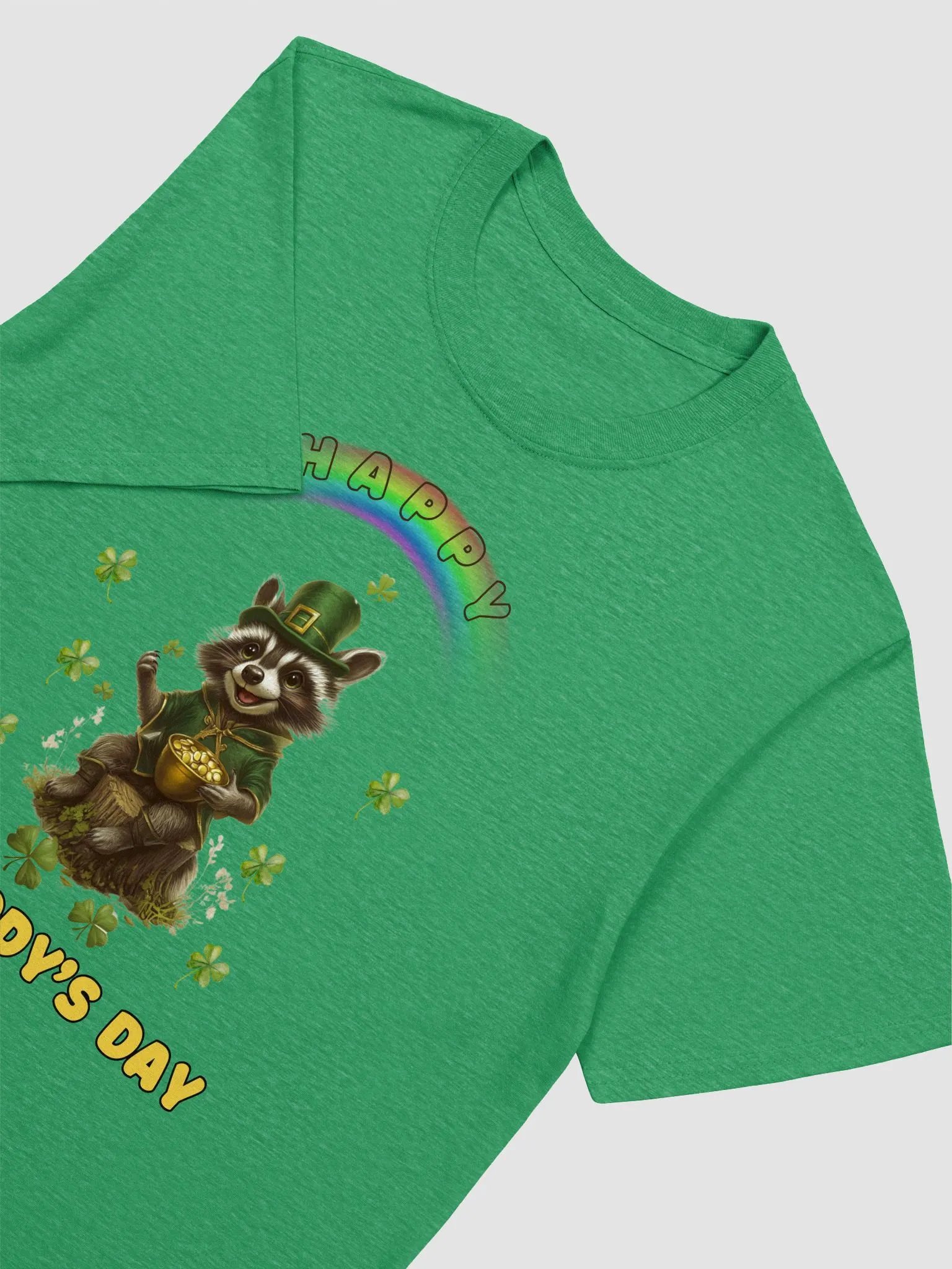 Lucky Raccoon Pot of Gold T-Shirt product image (2)