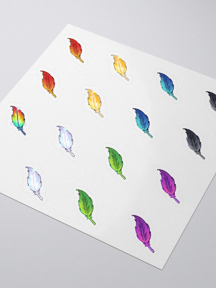 Feather Collection Kiss Cut Sticker Sheet product image (3)