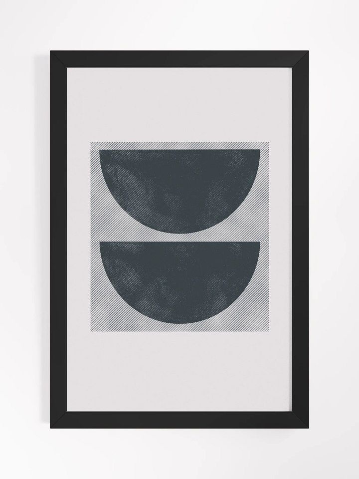 Textured Wood Framed Matte Poster | Elegant Wall Art for a Natural Touch product image (2)