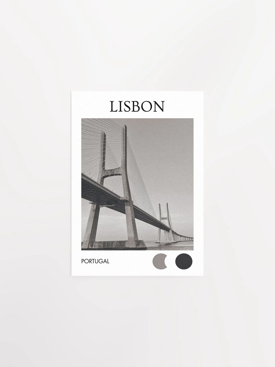 Vasco da Gama Bridge - Black & White product image (1)