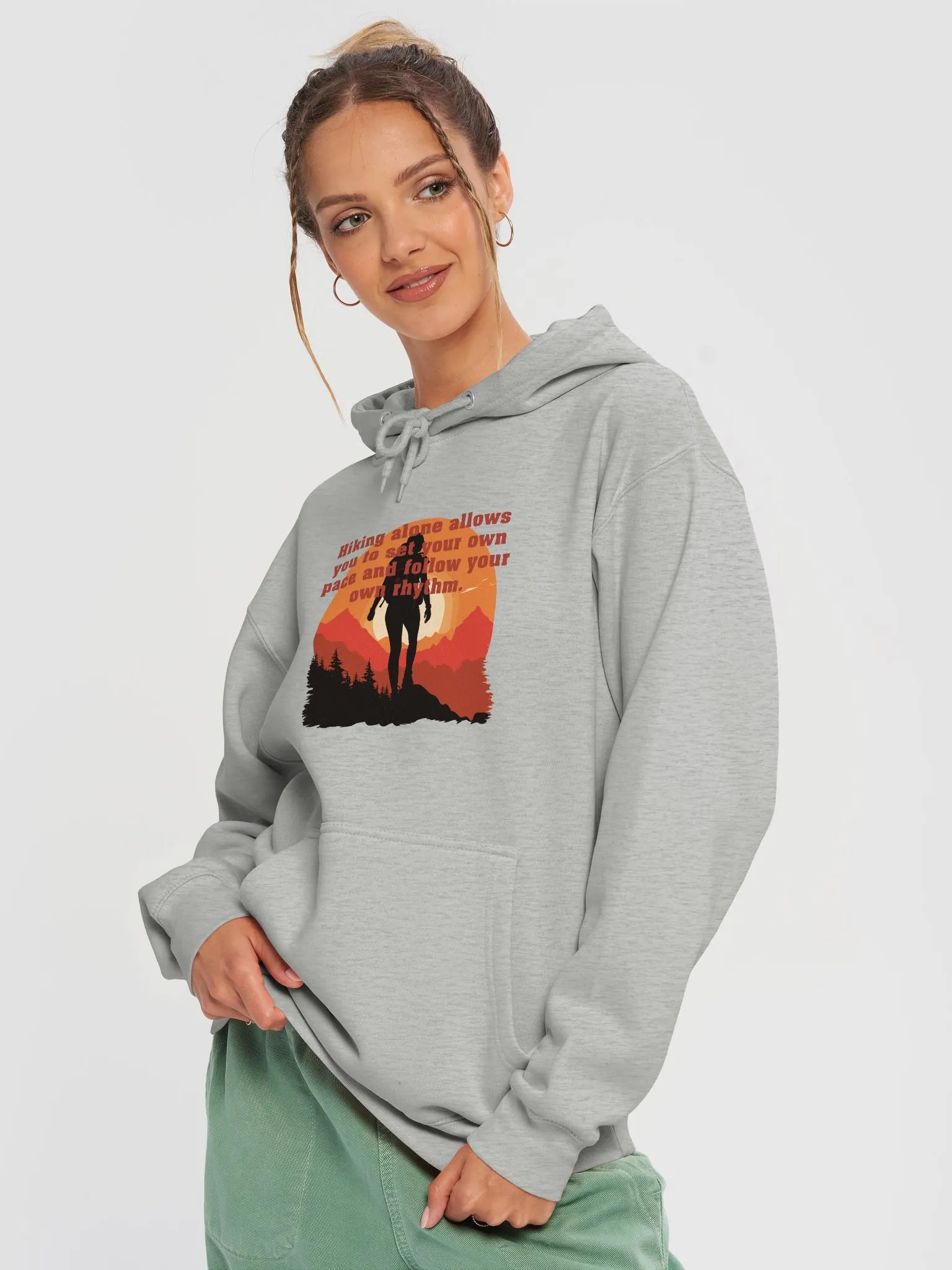 Hiking alone allows you to set your own pace and follow your own rhythm. product image (11)