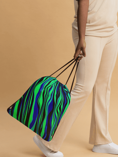 Fluid Motion Drawstring Backpack product image (1)