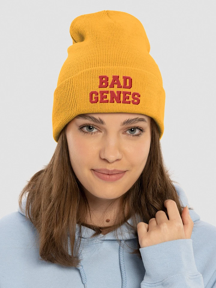 Bad Genes embroidered beanie product image (6)