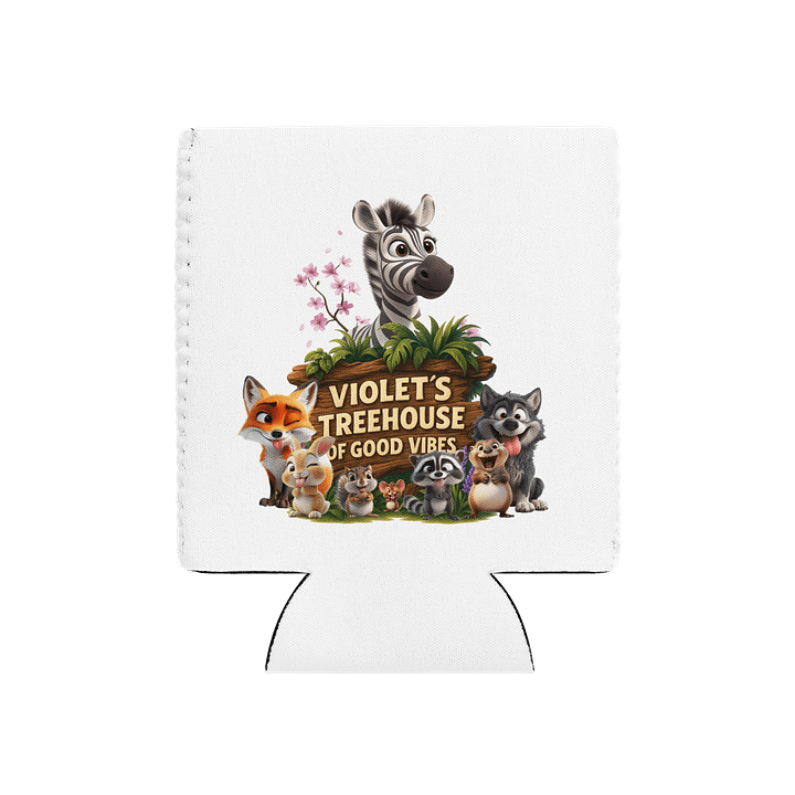 Treehouse of Good Vibes August Koozie product image (1)