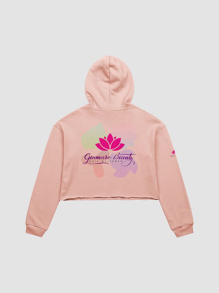 Floral Beauty Nail Designer Crop Hoodie product image (10)