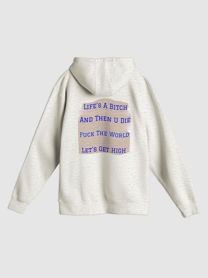 gray light weight hoodie product image (2)
