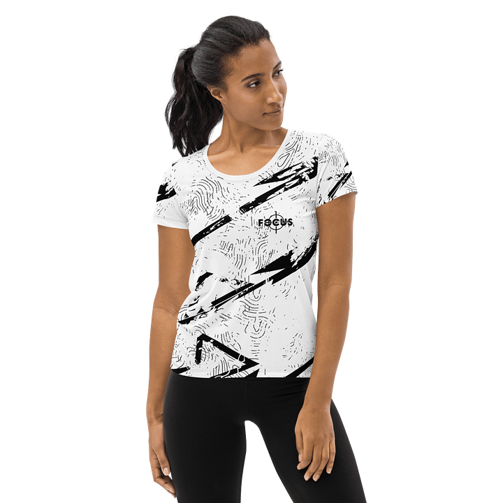 Focus - All-Over Print Women's Athletic T-Shirt product image (1)