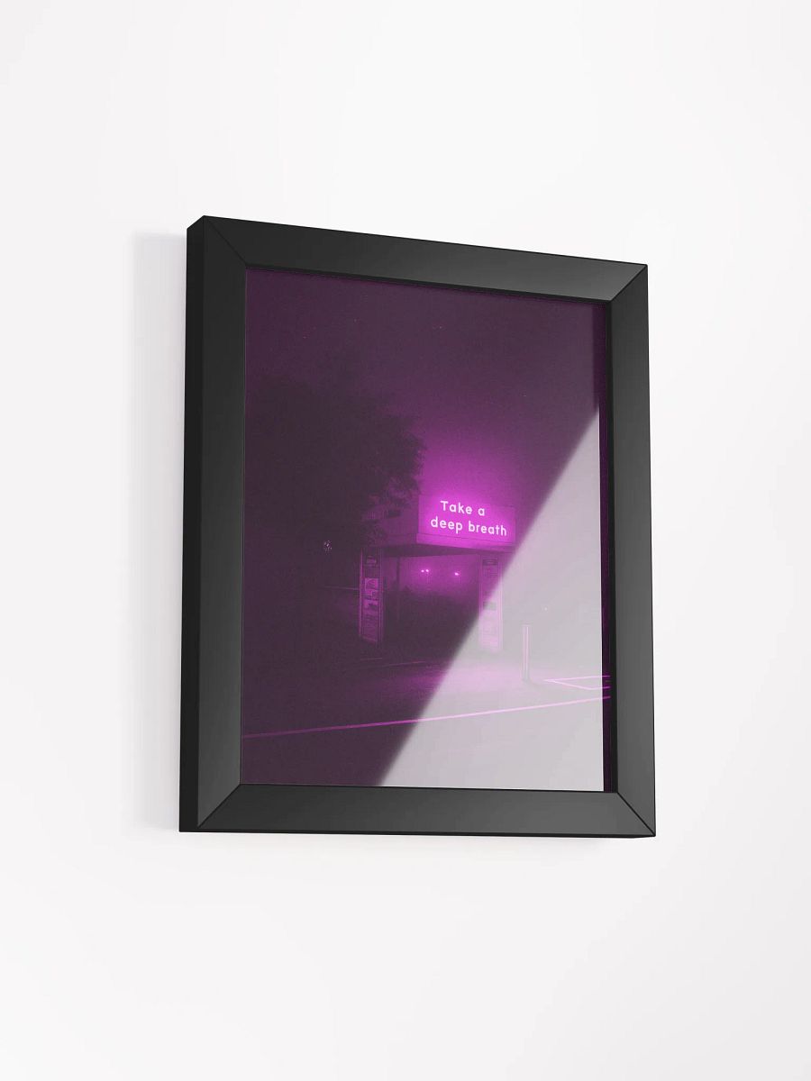 "Take a deep breath" Framed Poster product image (27)