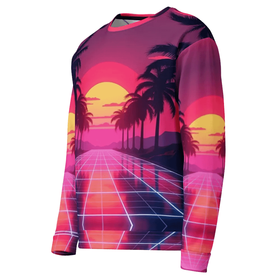 Neon Sunset Dreams Unisex Sweatshirt product image (8)