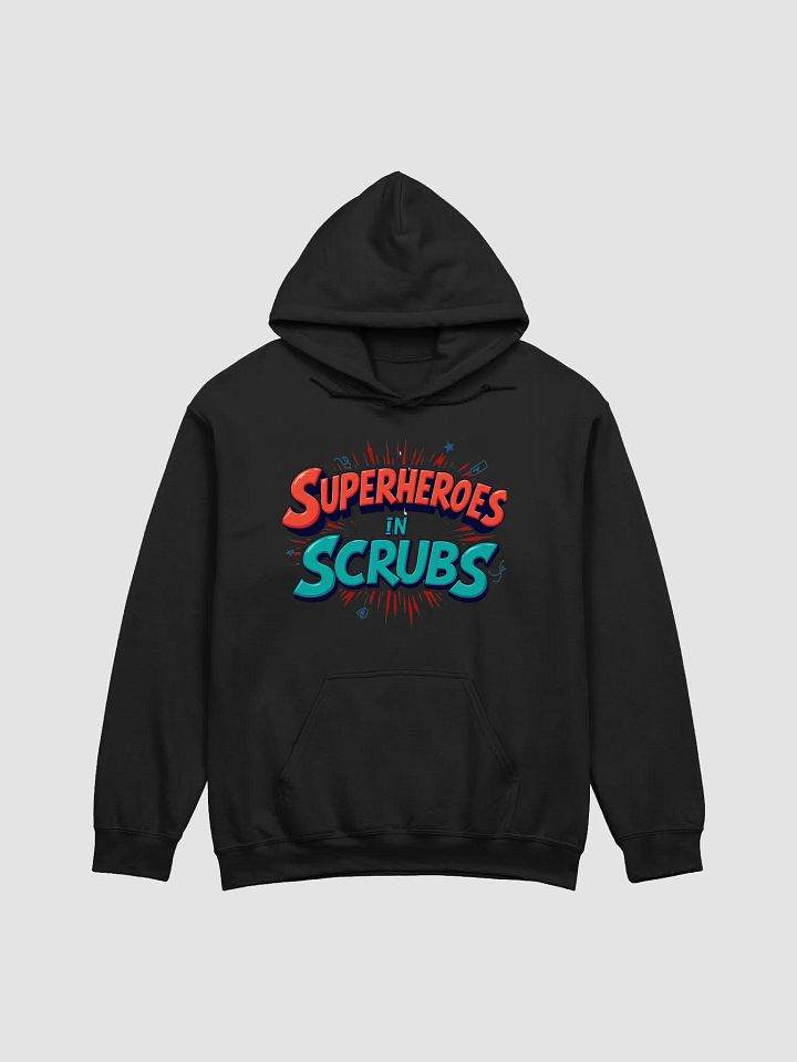 Superheroes in Scrubs Burst Hoodie product image (7)