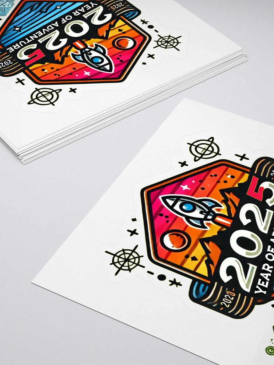 2025 Year of Adventure Kiss Cut Stickers product image (4)