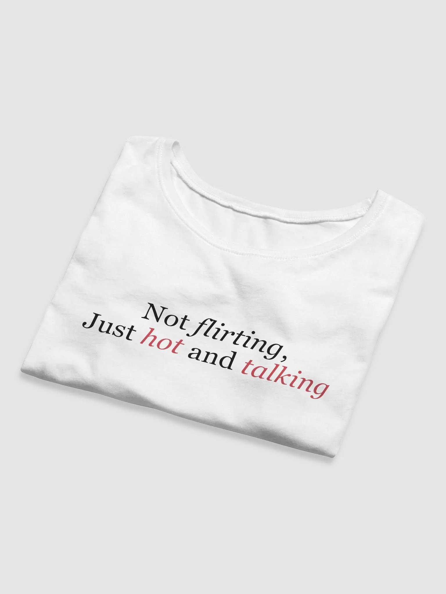 Not Flirting Baby Tee product image (5)