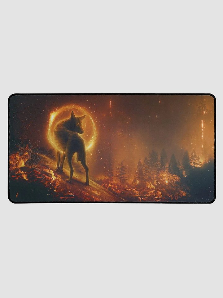 Big Forest Fire Desk Mat product image (1)