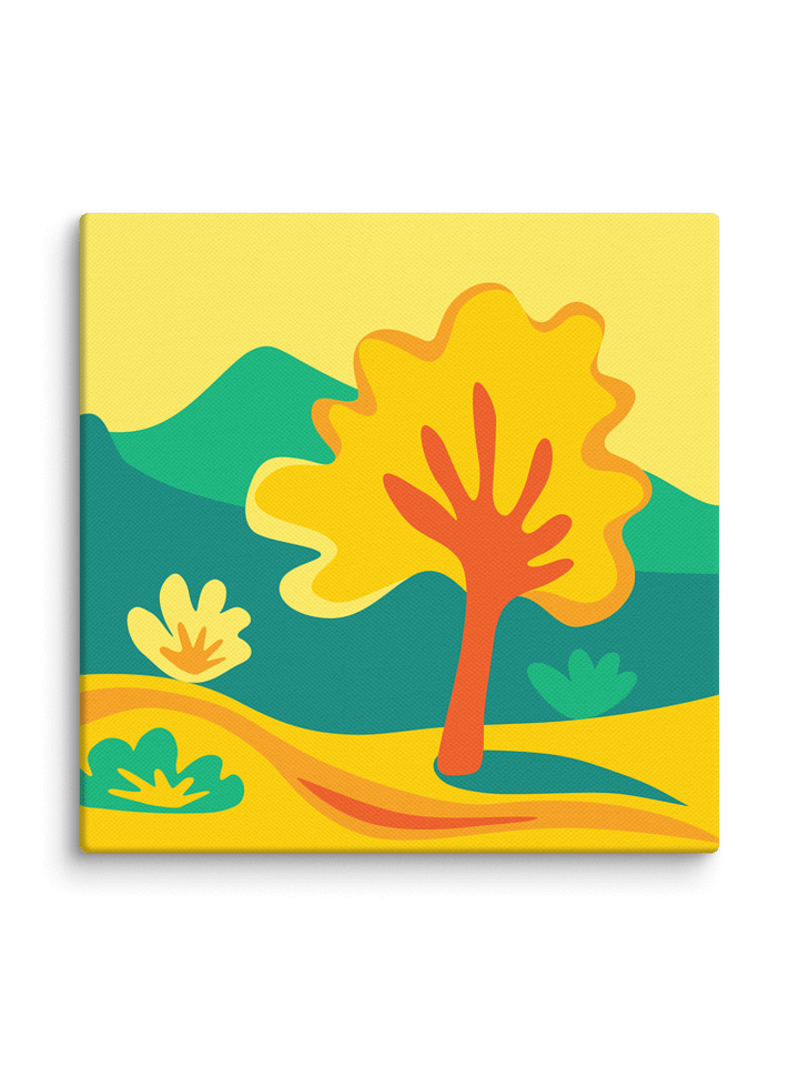 Sunburst Serenity Canvas - Abstract Landscape No. 9 product image (72)