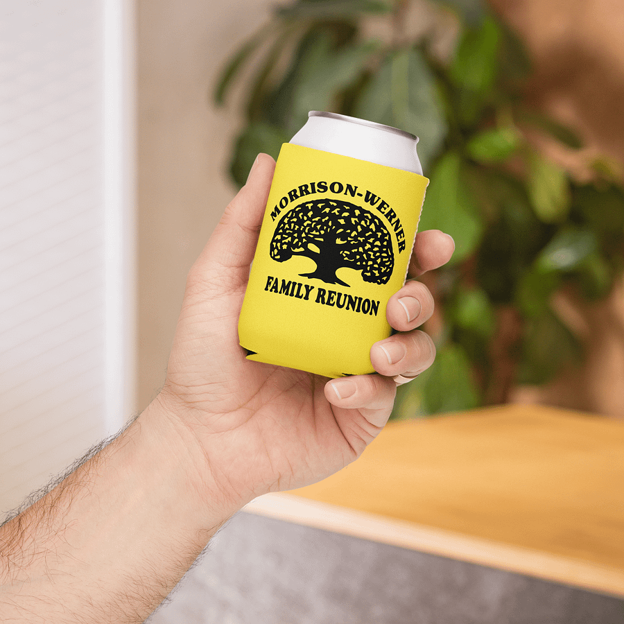 "Morrison-Werner Family Tree" Can Coozie (Yellow) product image (4)