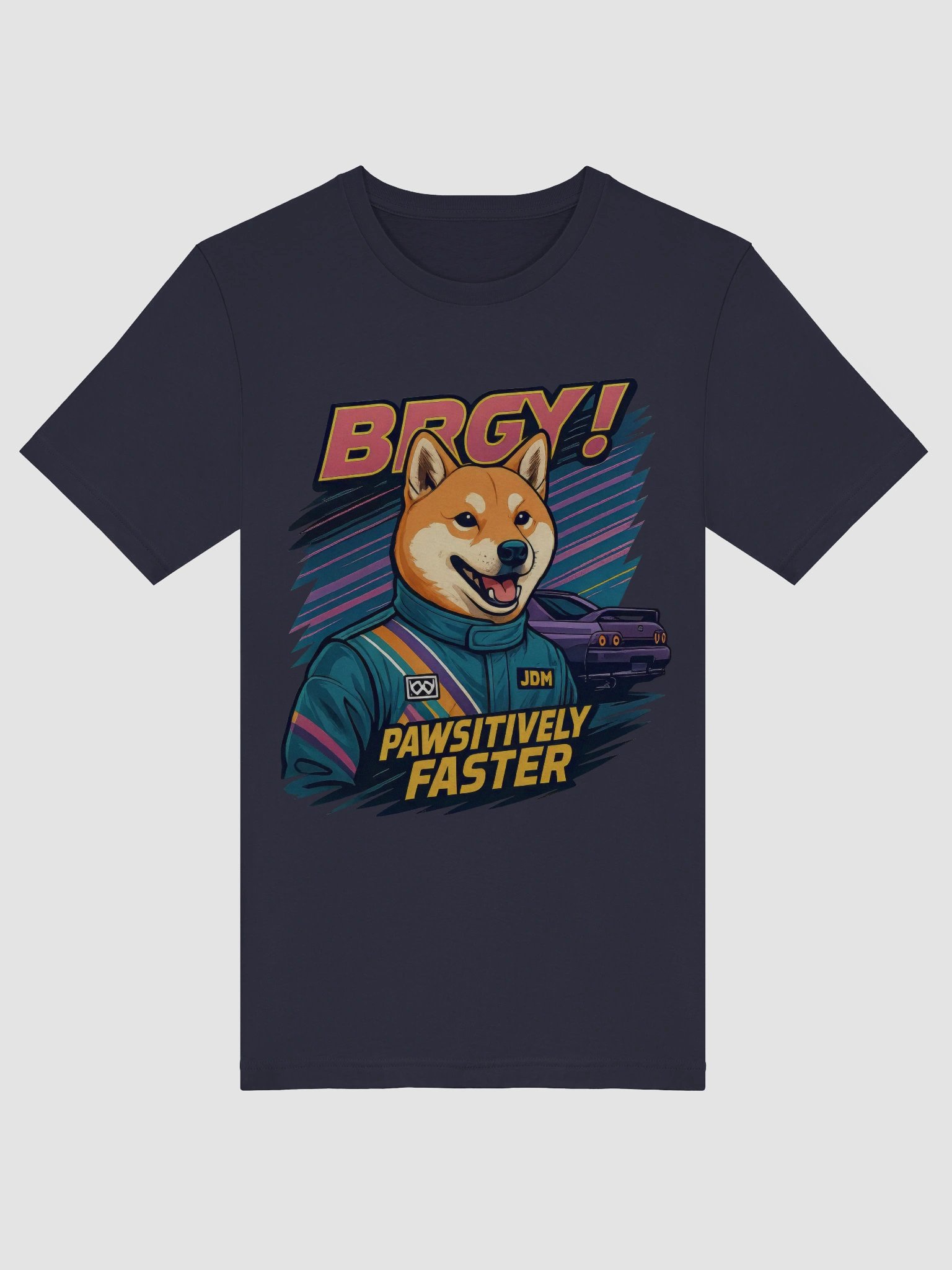 Pawsitively Faster Shiba Inu Racing T-Shirt product image (31)