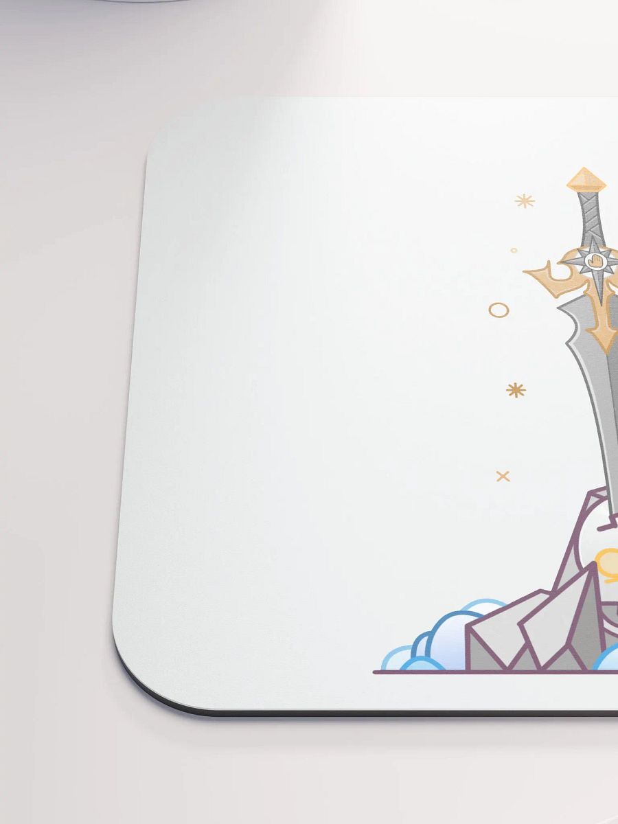 Sword in the Skull - Argent Variation - Mouse Pad product image (6)