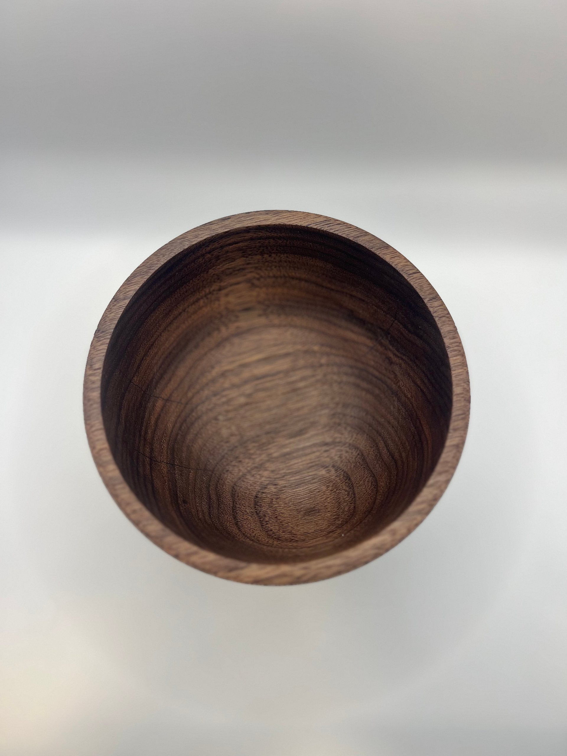🌿 Black Walnut Bowl – 5.5” Hand-Turned Live on TikTok | Solid Black Walnut Wood product image (3)