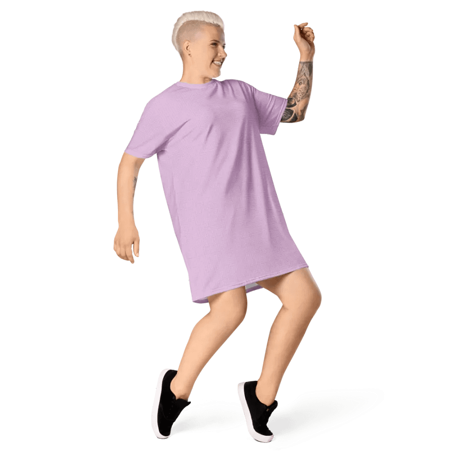 Abstract Pink Fantastic T Shirt Dress product image (7)
