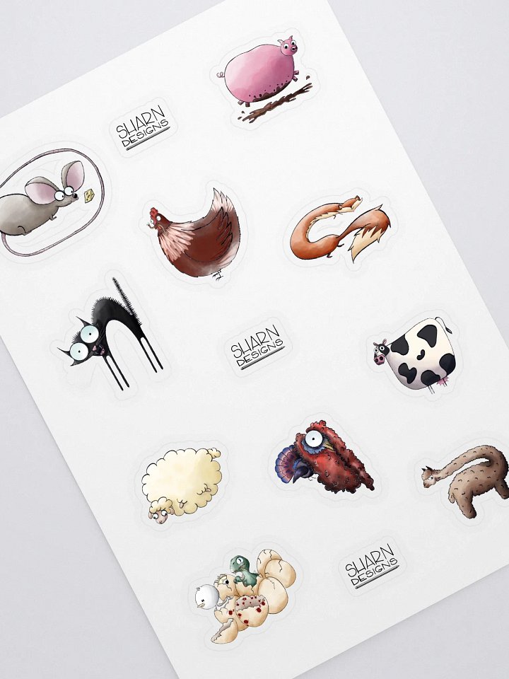 Impossible Animal Farmyard Collection Sticker Sheet product image (1)