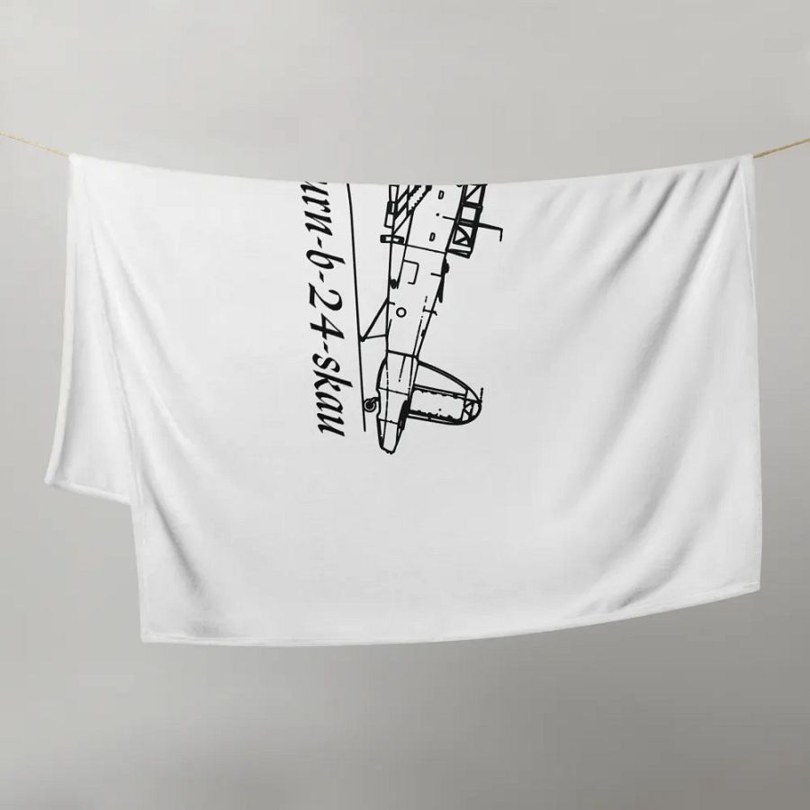 Blackburn b 24 skau Aircraft. Mystic Night Throw Blanket product image (21)