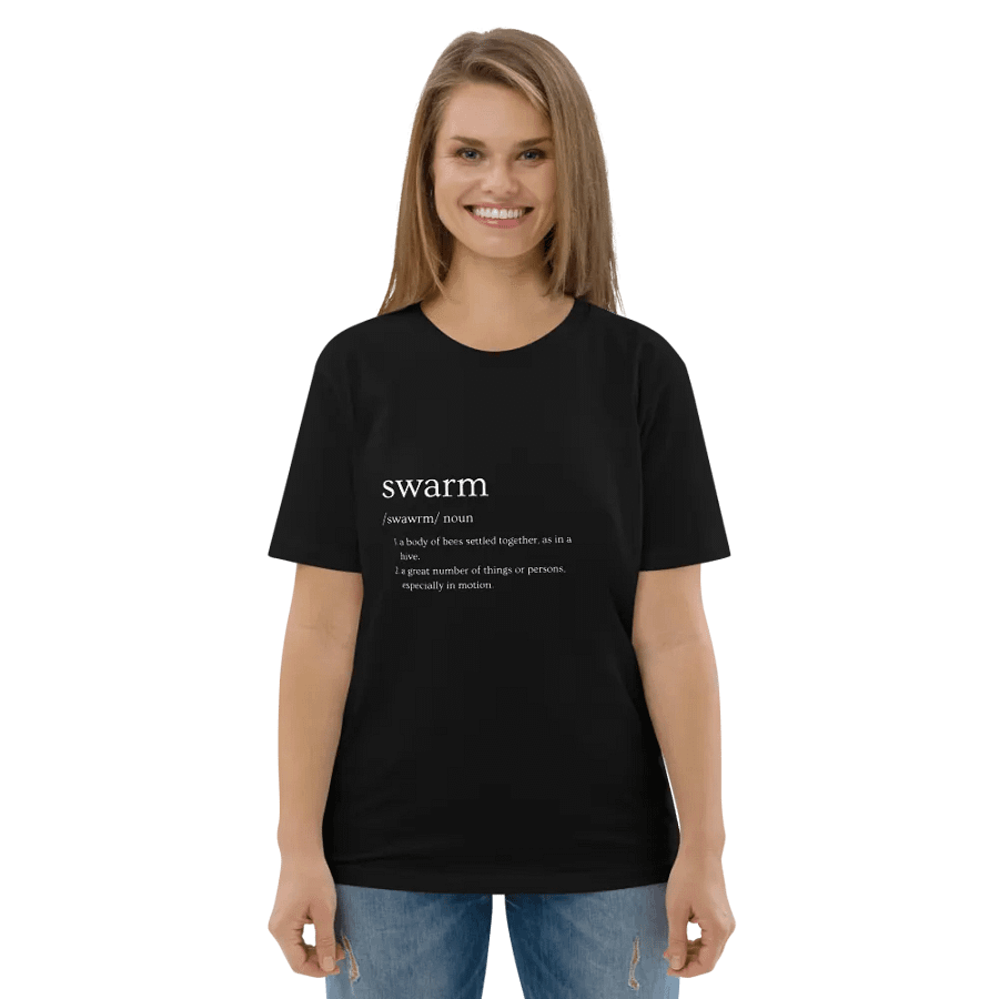 Swarm dictionary definiton 100% cotton product image (5)