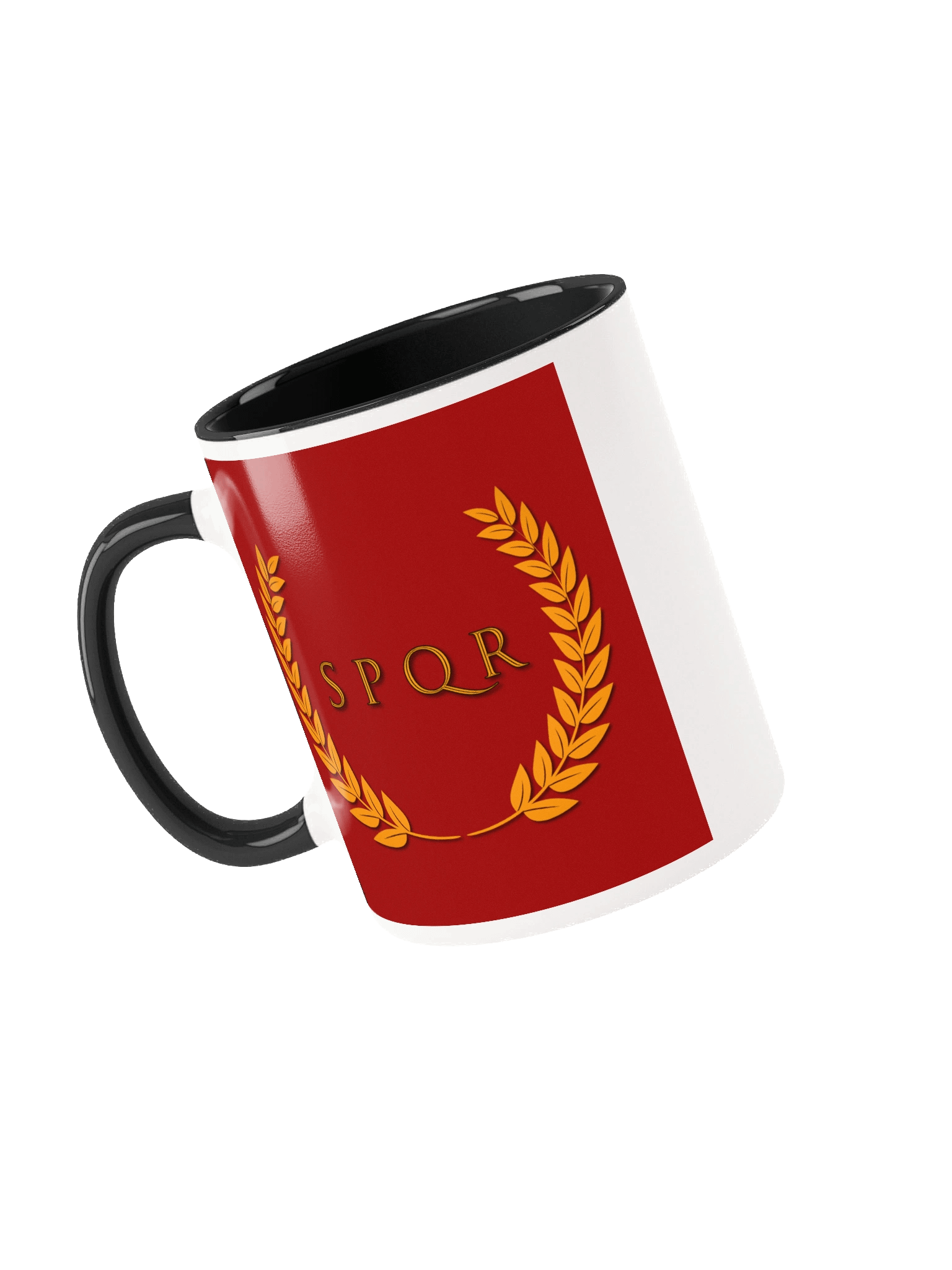 SPQR Golden Laurel Wreath Ceramic Mug product image (10)