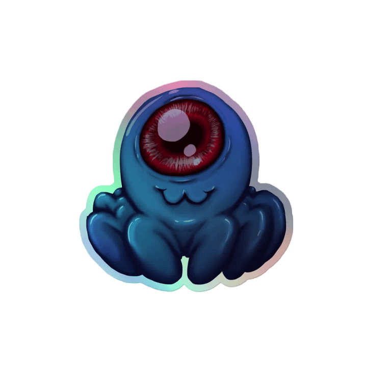 Amoeba Holographic Sticker product image (2)