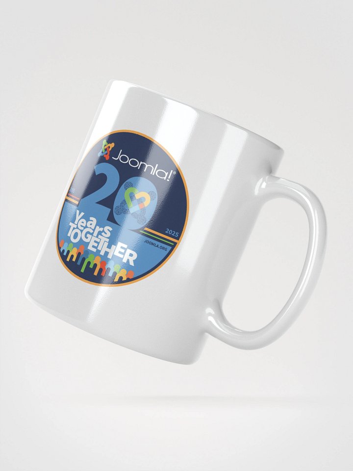 Joomla 20th Anniversary Edition<br /> — White Mug — product image (2)