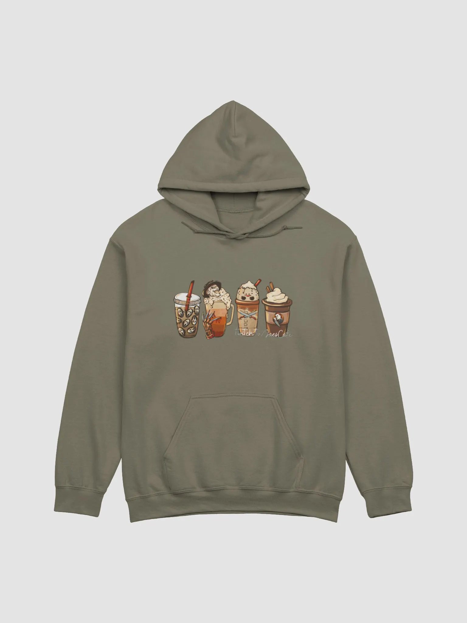 Slasher Lattes Hoodie! - No Text on Back product image (4)