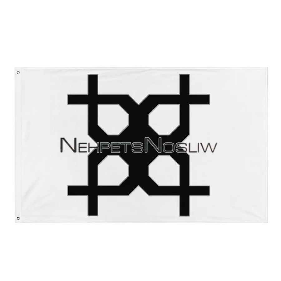 Nehpets Black Logo Flag product image (1)